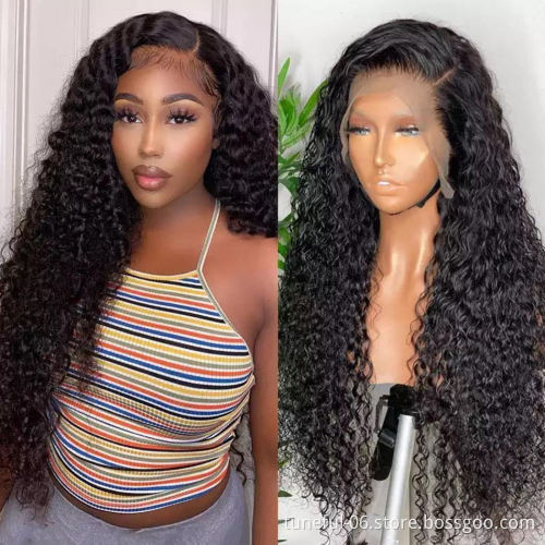 Super quality unprocessed human hair lace front wigs,curly brazilian hair wigs,human hair wigs for black women